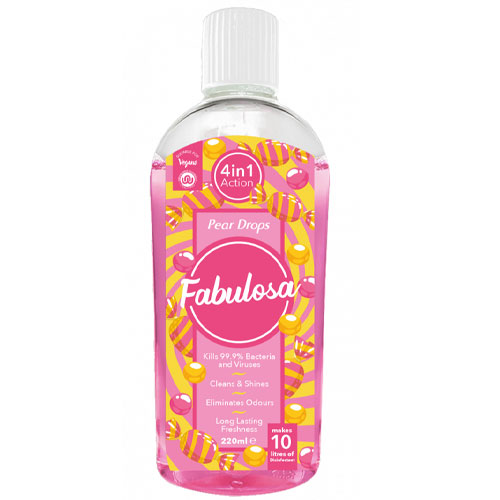 Fabulosa 4in1 dezinfekcijas līdzeklis Pear Drops 220ml
