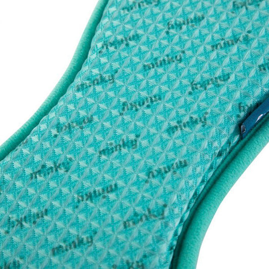 Minky M Cloth Pad do czyszczenia – biały z turkusową krawędzią (3-w-1 siła czyszczenia)