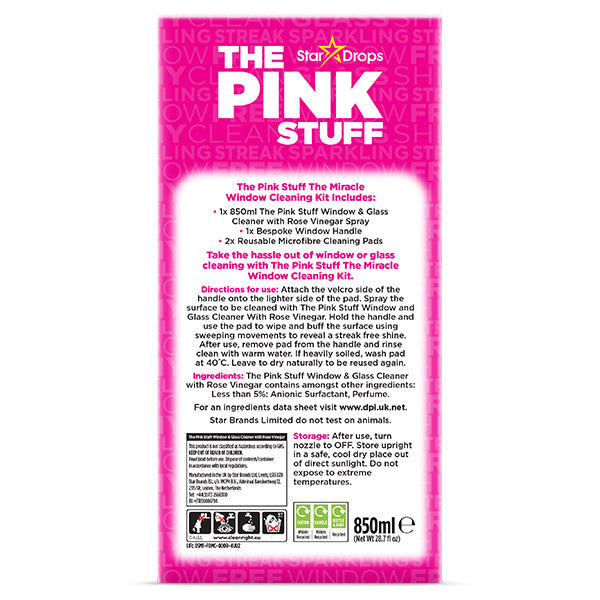 The Pink Stuff The Miracle Window Cleaning Kit