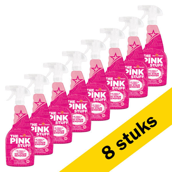 O Pink Stuff Spray Removedor de Manchas Oxi 500ml - 8 pack