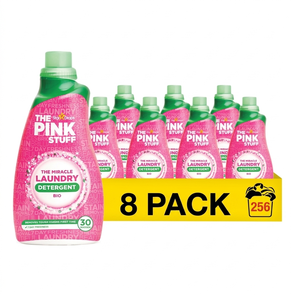 A Pink Stuff Vloeibaar mosószer biológiai 960ml - 8 csomag