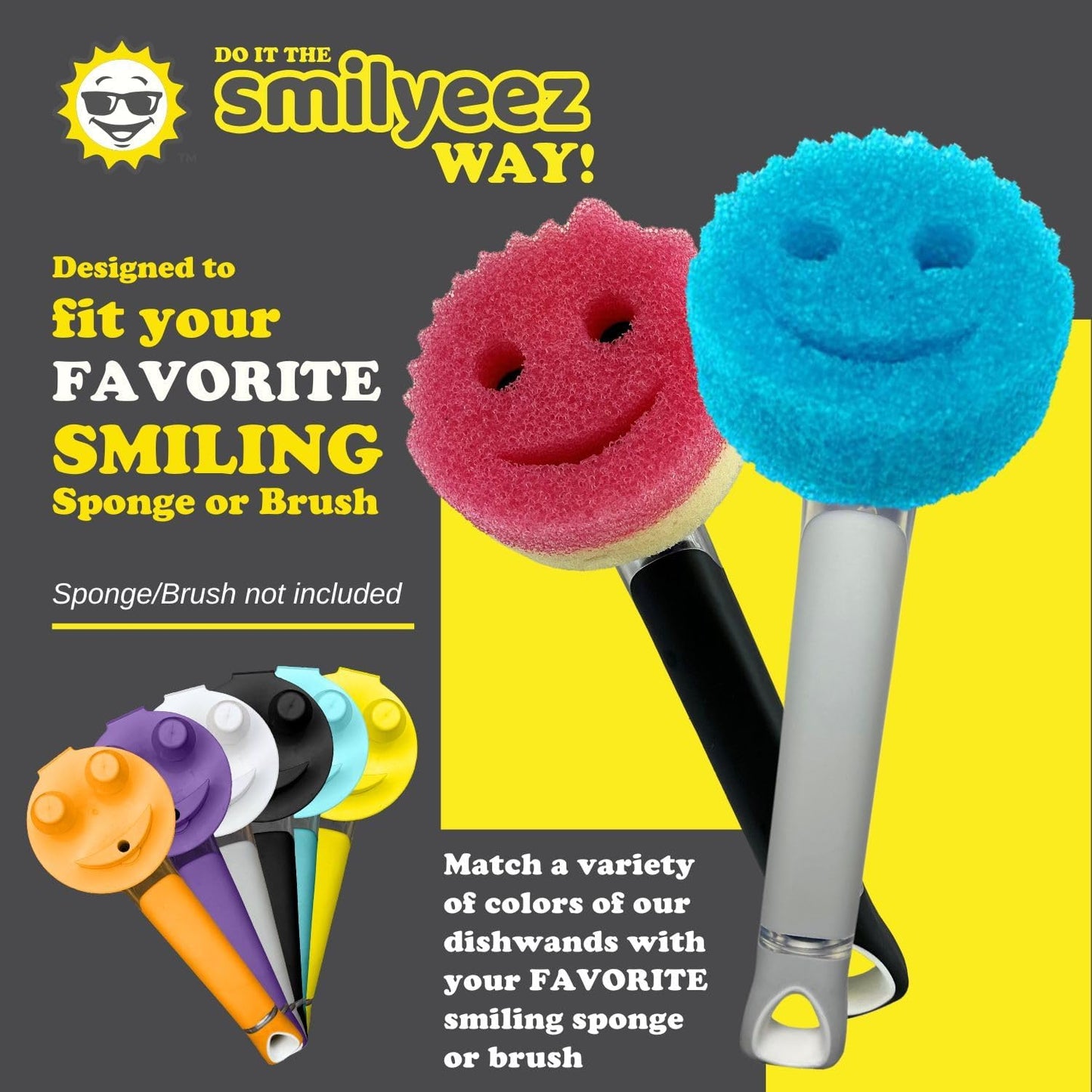 Smilyeez Daddy muilo dozatoriaus rankena Scrub Daddy