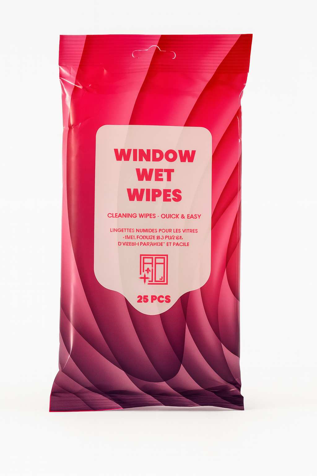 Window Wet Wipes - 25 pack