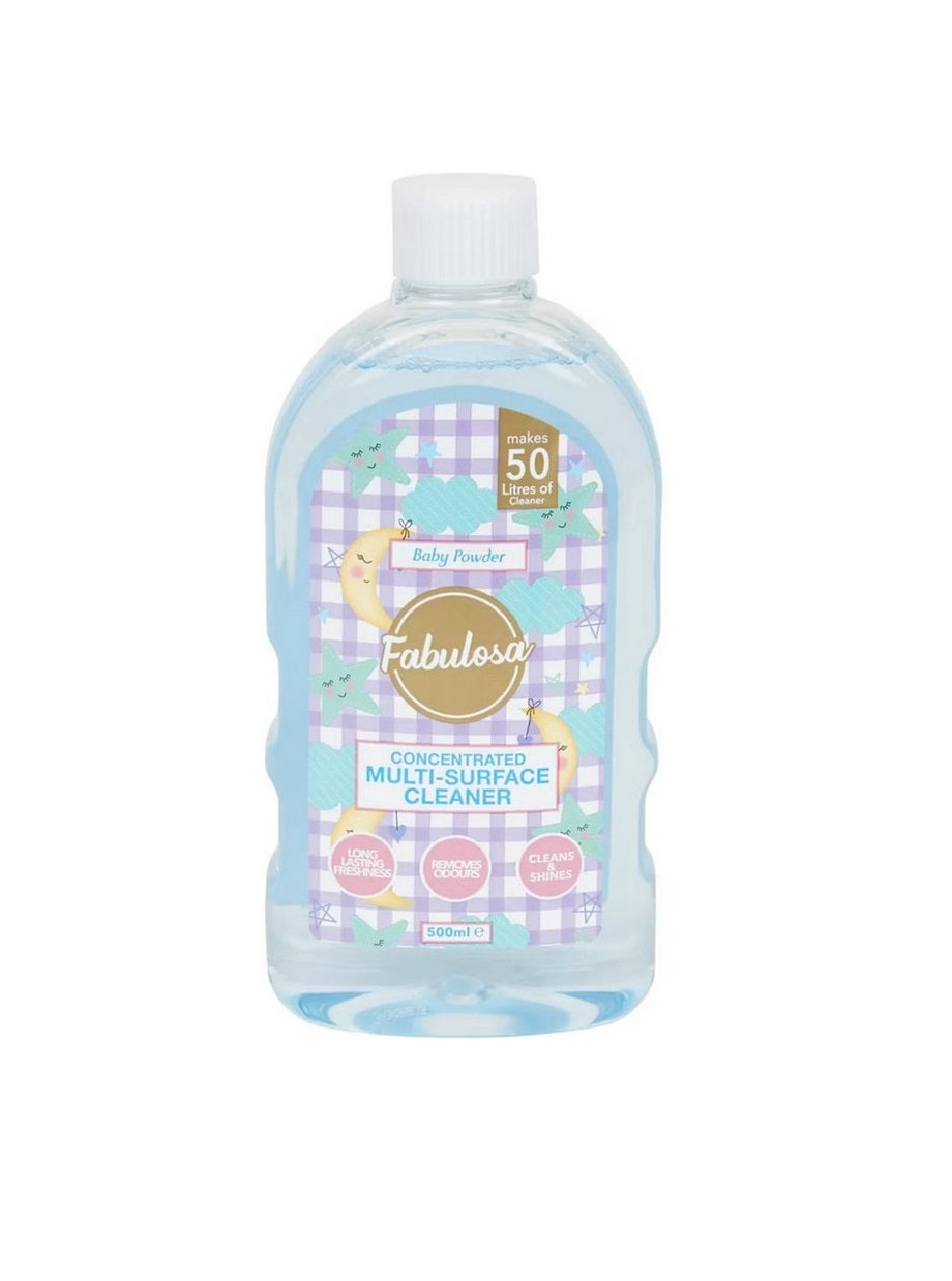 Fabulosa Nettoyant Multi-Surfaces Concentré - Poudre pour Bébé 500ml