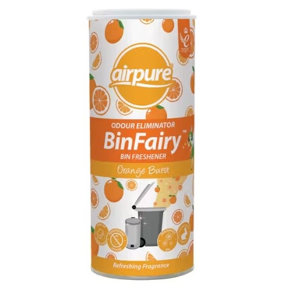 Airpure Bin Fairy – Orange Burst Mülltonnen-Erfrischer & Geruchsentferner