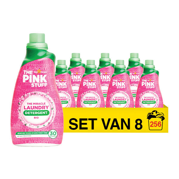 Pink Stuff V tekutý prací prostředek biologický 960ml - 8 balení