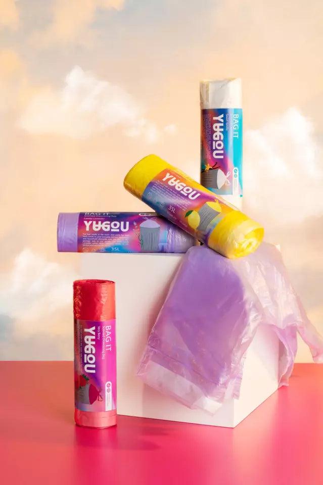 Yugou Sacchi della spazzatura con profumo di dolce vaniglia dalla Svezia - 35 litri - TikTok Virale