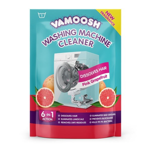 Vamoosh 6-in-1 Waschmaschinenreiniger mit Haarlöser