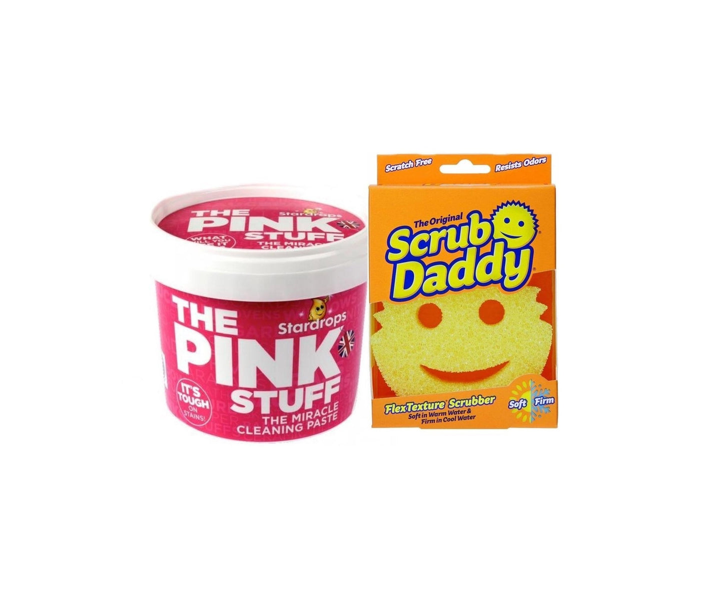 Stardrops The Pink Stuff Het Wonder Schoonmaakmiddel - 500g - Allesreiniger - inclus 1 Scrub Daddy burete de curățare