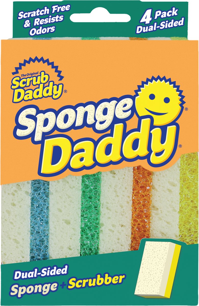 Scrub Daddy Esponja para fregar - Sponge Daddy - 4 colores