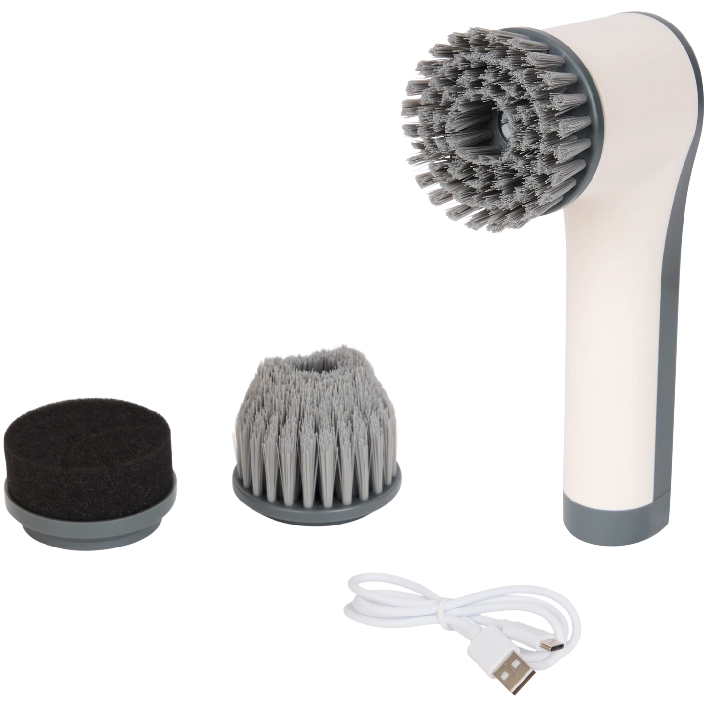 CleanRite-sähköinen puhdistusharja 3-in-1 – Ladattava – 300 RPM
