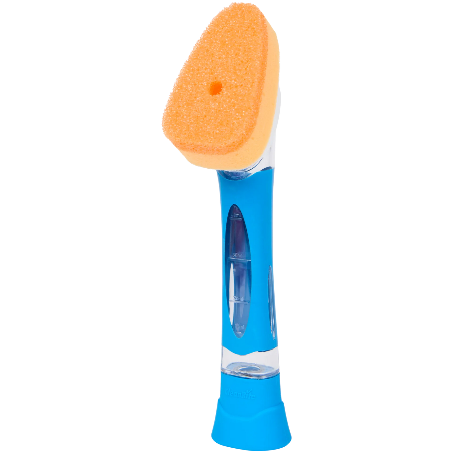 CleanRite Afwasspons met Zeepdispenser – Navulbaar Handvat – Blauw