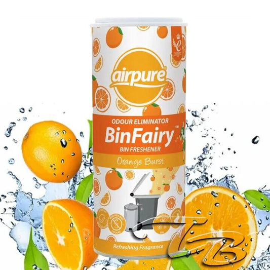 Airpure Bin Fairy – Orange Burst Αρωματικό Καθαριστικό Κάδου Απορριμμάτων & Αφαιρετικό Οσμών