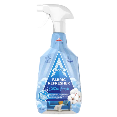 Astonish Cotton osvěžovač tkanin 750ml Textilní osvěžovač - Cotton Fresh