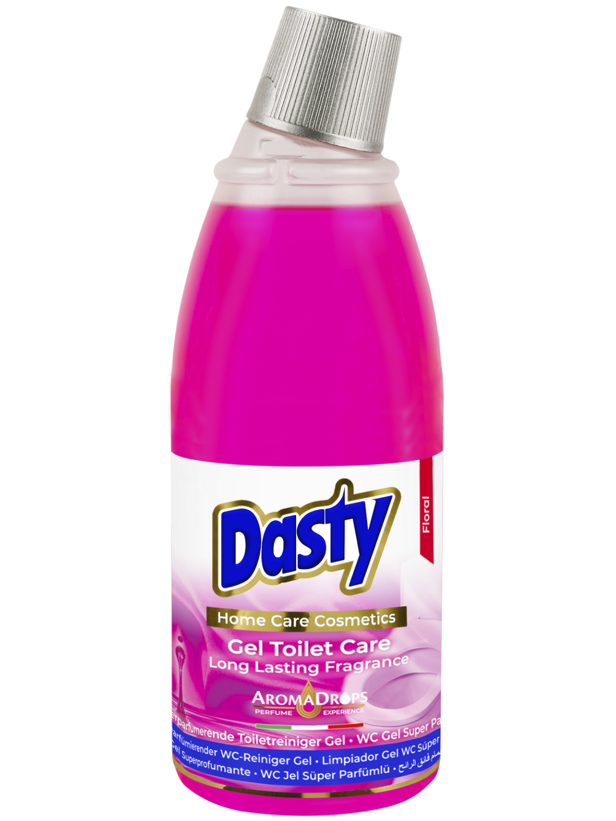 Dasty WC-Gel Flower 750 ml – Toiletgel tegen Vuil en Kalkaanslag
