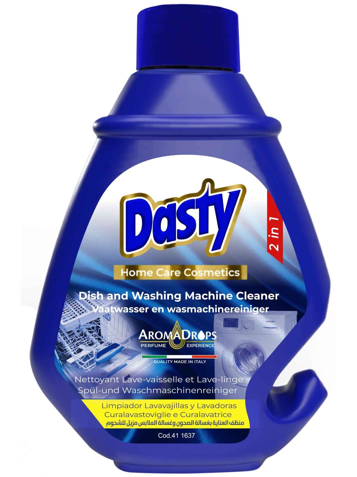 Dasty Vaatwasser- en Wasmachinereiniger 230 ml – 2-in-1 Ontvetter en Ontkalker