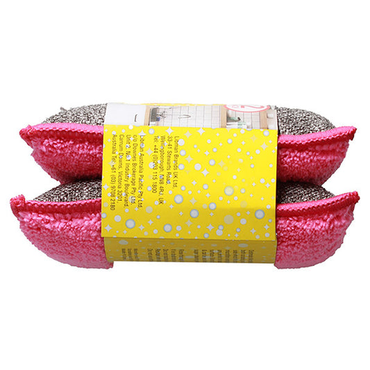 Dishmatic Microfiber Cleaning Pads – 2-in-1 Scrub & Wipe Pads, Scratch-Free & Washable