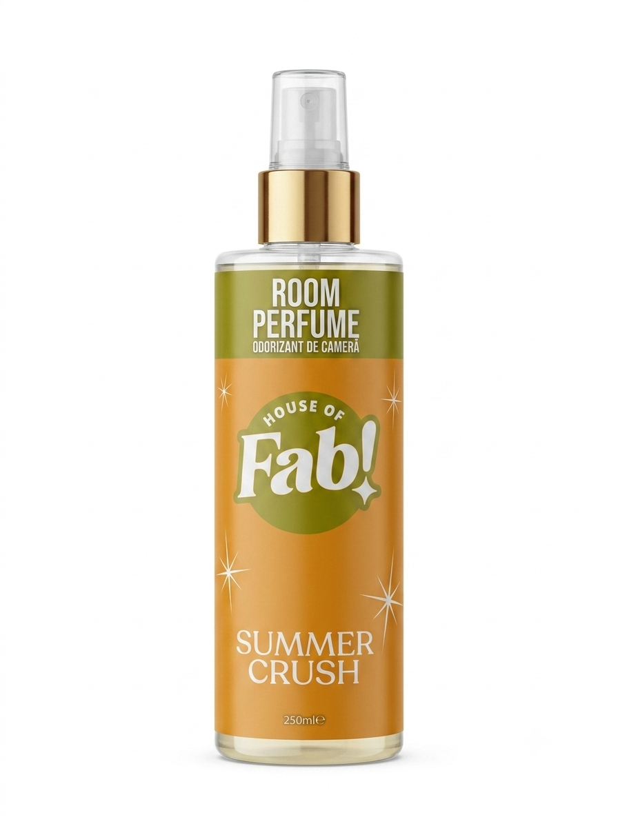 Fabulosa Summer Crush Room Perfume – Roomspray Huisparfum met Zomerse Geur – Luchtverfrisser Spray voor Woonkamer, Toilet & Slaapkamer