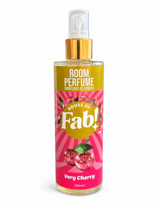 Fabulosa Profumo per Ambienti Very Cherry 250ml – Spray per Ambienti con Dolce Profumo di Ciliegia – Deodorante Spray per Soggiorno, WC e Camera da Letto