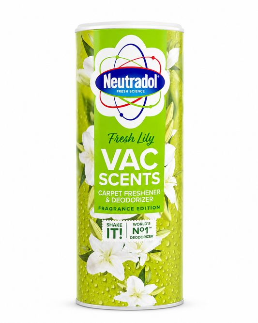 Neutradol Fresh Lily Vac Scents – Carpet Freshener & Deodorizer for Carpets and Rugs – Carpet Freshener & Deodorizer