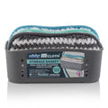 Minky Aufbewahrungsbox mit Reinigungspads – 3er-Pack (Grau)