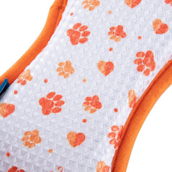 Minky Pet Cleaning Pad Orange Double-sided Microfiber