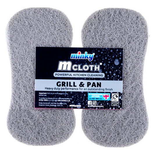 Minky Cleaning Sponge M-Cloth Kitchen / Grill & Pan (2 pieces)