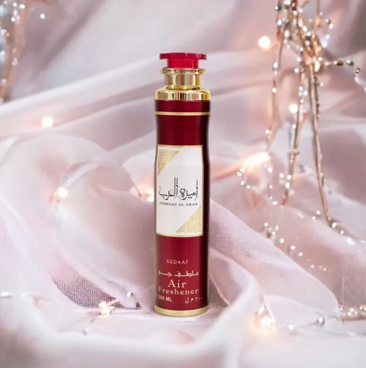 Lattafa Asdaaf Ameerat Al Arab Domácí Vůně Sprej 300ml – Luxusní Arabský Osvěžovač Vzduchu