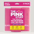 Η Pink Stuff Μικροΐνες καθαριστικό πανί ροζ (3 τεμάχια)