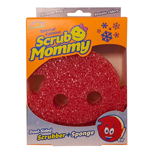 Scrub Daddy | Scrub Mommy Edición Navideña – Esponja Elfo Rojo