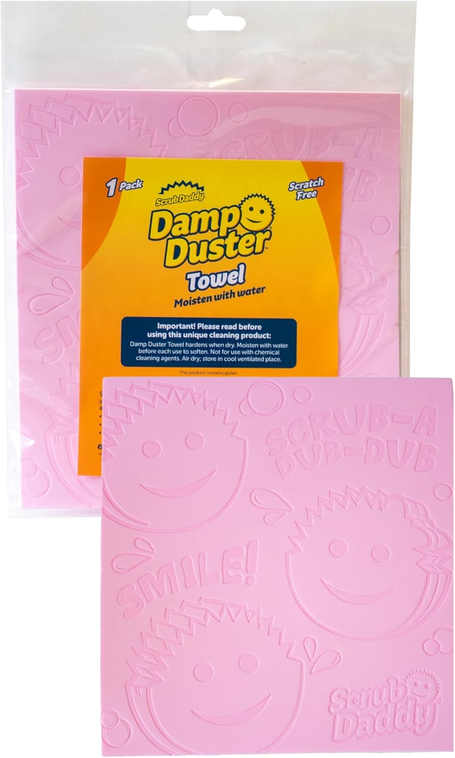 Scrub Daddy Damp Duster Towel - Roze
