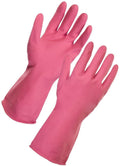 Roze Herbruikbare Schoonmaak Handschoenen (medium)