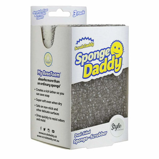 Scrub Daddy - Sponge Daddy Style Collection - grau - 3-teilig