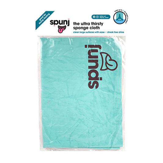 Spunj en Chiffon Ultra Absorbant (bleu vert)