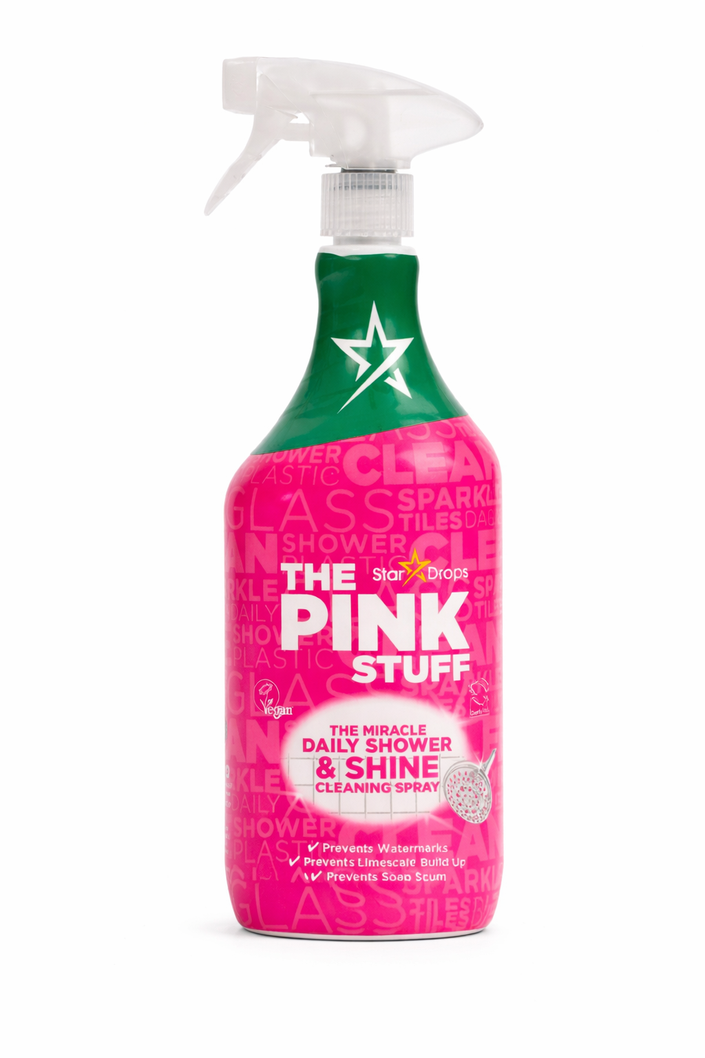 The Pink Stuff Le spray nettoyant Miracle Daily Shower & Shine 850ml - Édition limitée