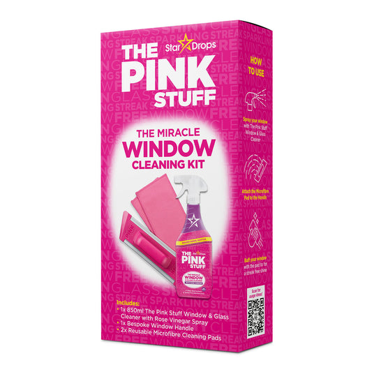 The Pink Stuff kit milagroso para limpieza de ventanas