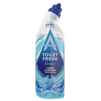 Astonish Ocean toaletní gel 750ml svěží čistič toalet proti vodnímu kameni