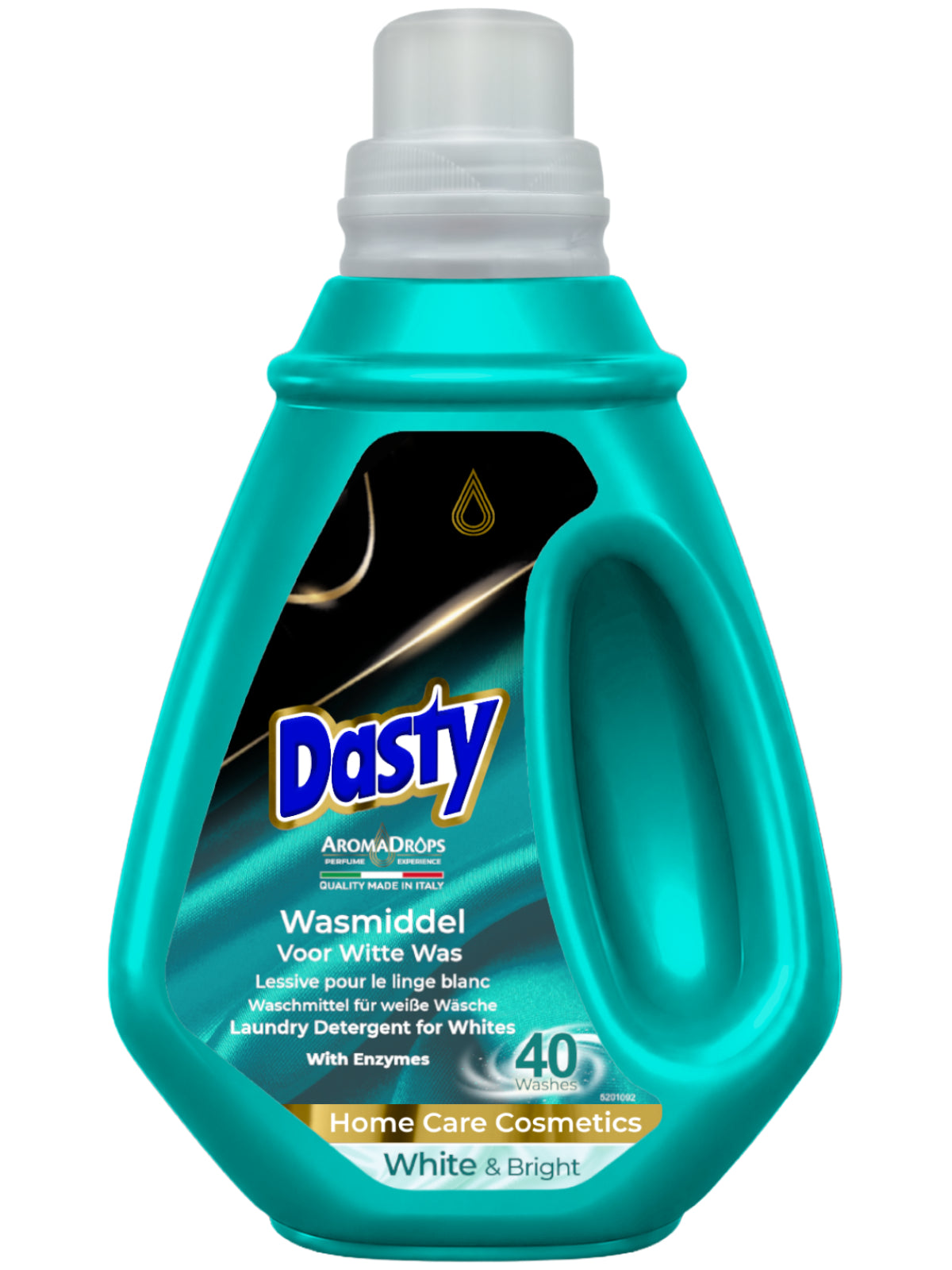 Dasty White & Bright Liquid Detergent – White Laundry – 1,5 Liters – 40 Washes