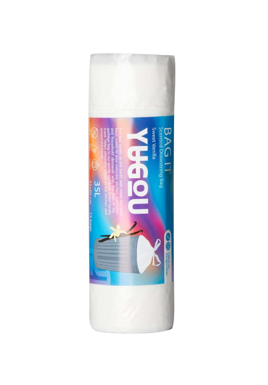 Yugou Sacs poubelle avec parfum Sweet Vanilla de Suède - 35 liter - TikTok Viral