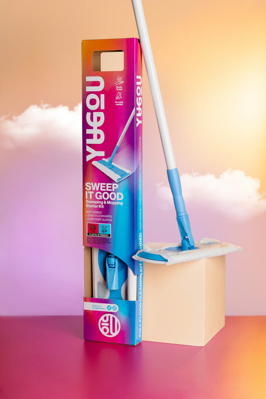 TikTok YUGOU Σκούπισμα & Σφουγγάρισμα ΚΑΘΑΡΙΣΕ ΤΟ ΚΑΛΑ - Σετ Εκκίνησης για Σκούπισμα & Σφουγγάρισμα