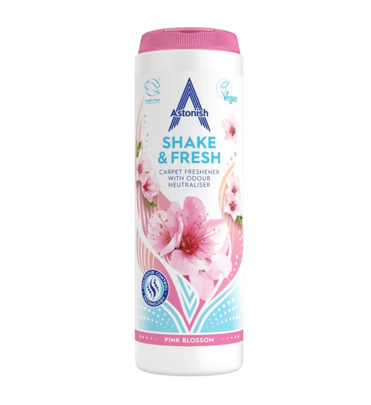 Astonish Shake And Fresh Osvěžovač koberce 350g Květinová vůně