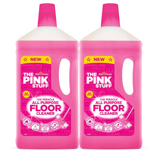 Le Pink Stuff Nettoyant de sol 1 litre - pack de 2