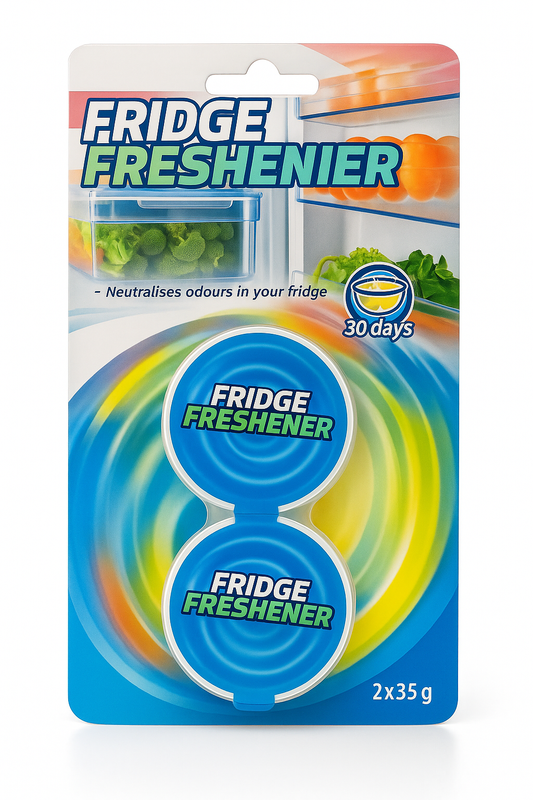 Fridge Freshener – Odor Eliminator for Refrigerators (2 x 35g, up to 30 days freshness)
