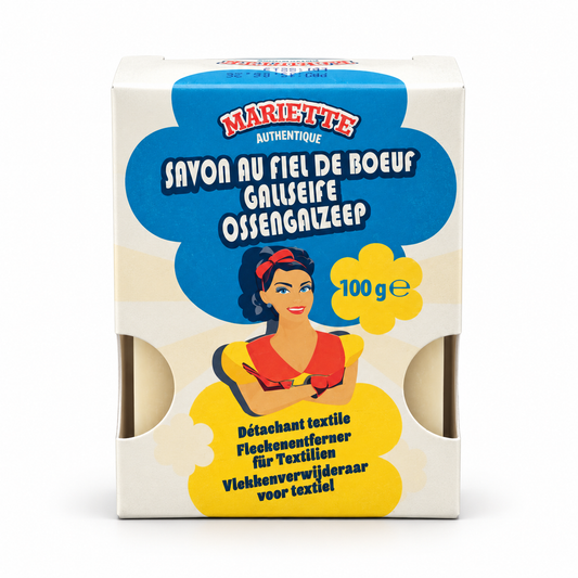 Mariette Authentique Ox Gall Soap 100g – Fabric Stain Remover