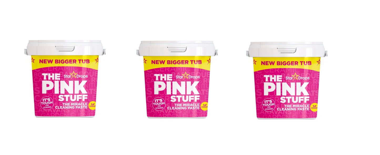 Stardrops Pink Stuff - Почистваща паста 850 грама - 3 опаковки