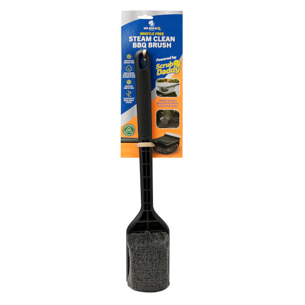 Scrub Daddy MR. BAR-B-Q Steam Clean Brush – Steam BBQ Brush without Metal Bristles