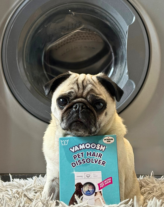 Vamoosh Pet Hair Dissolver – Dierenhaar Oplosser voor Wasmachine – Verwijdert Hondenhaar & Kattenhaar uit Dierenkussens, Dekens en Handdoeken