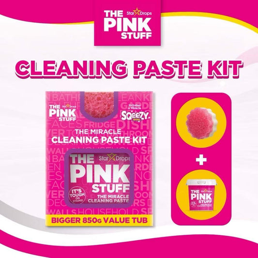 The Pink Stuff Miracle Cleaning Paste Kit - 850g + Sponge
