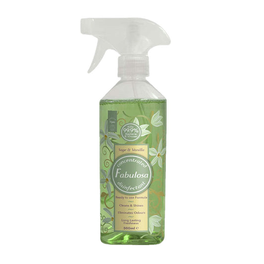 Fabulosa Spray do czyszczenia wszystkiego | Wanilia i Szałwia (500 ml)